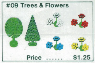 LEGO® Set 09 - Trees & Flowers