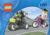 LEGO® Set 1197 - Telekom Race Cyclist and Television Motorbike