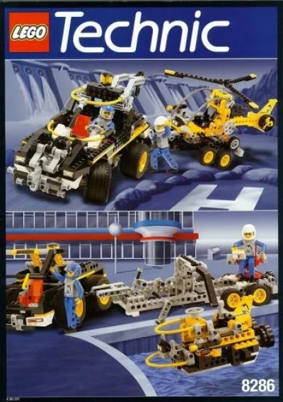 LEGO® Set 8286 - 3 In 1 Car / Amphipower