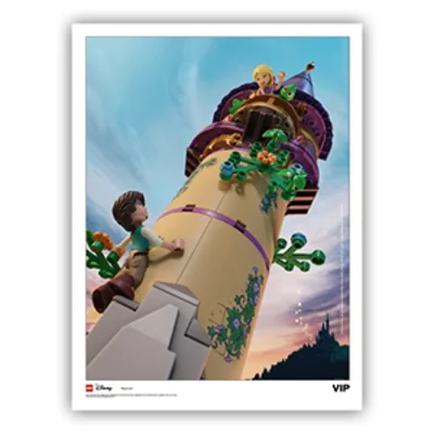 LEGO® Set 5007119 - Rapunzel Art Print