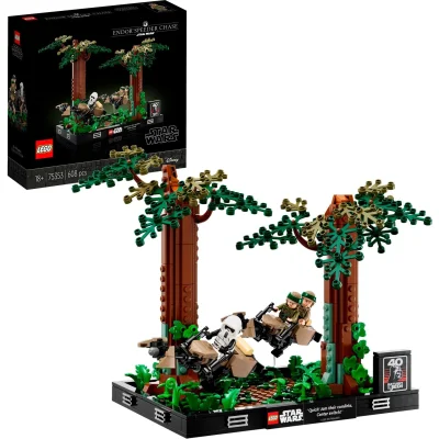 LEGO® Set 75353 - Verfolgungsjagd auf Endor™ – Diorama