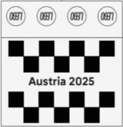 LEGO® Set 6597570 - 2025 Formula 1 Austrian Grand Prix Tile