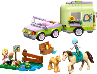 LEGO® Set 42695 - Horse & Baby Foal Trailer