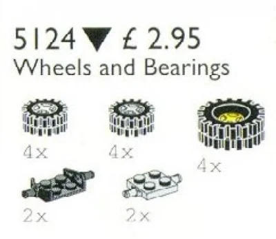 LEGO® Set 5124 - Wheels and Bearings