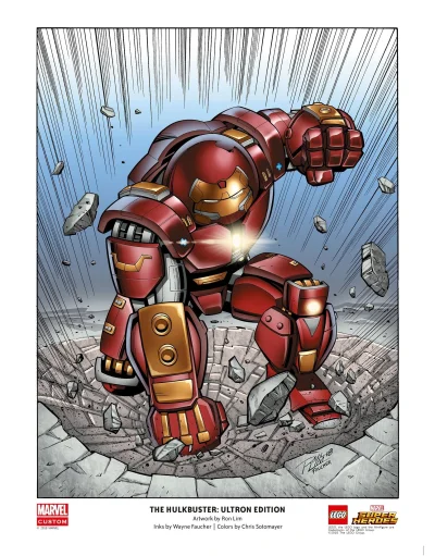 LEGO® Set 5005573 - The Hulkbuster: Ultron Edition Art Print