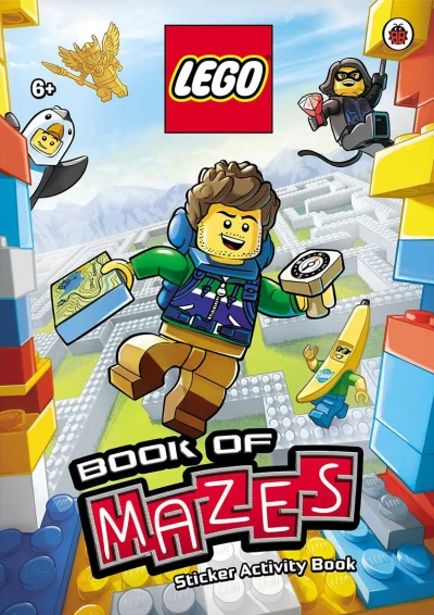 LEGO® Set 9780241295151 - Book of Mazes: Sticker Activity Book