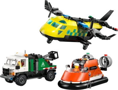 LEGO® Set 60505 - Airplane, Service Truck & Hovercraft Remix