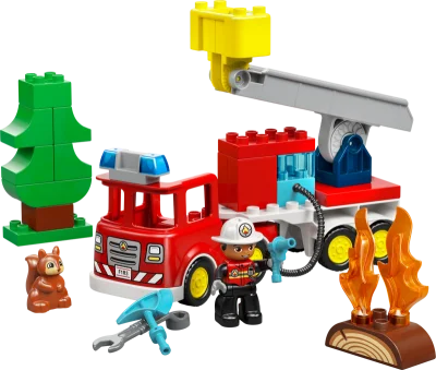 LEGO® Set 10473 - Fire Truck with Hose and Firefighter