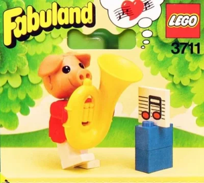 LEGO® Set 3711 - Pierre Pig and His Tuba