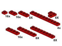 LEGO® Set 10062 - Red Plates 1 x n