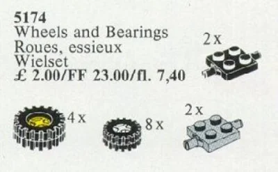 LEGO® Set 5174 - Wheels and Bearings