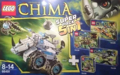 LEGO® Set 66491 - Legends of Chima Super Pack 5 in 1