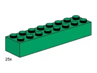 LEGO® Set 3466 - 2 x 8 Dark Green Bricks