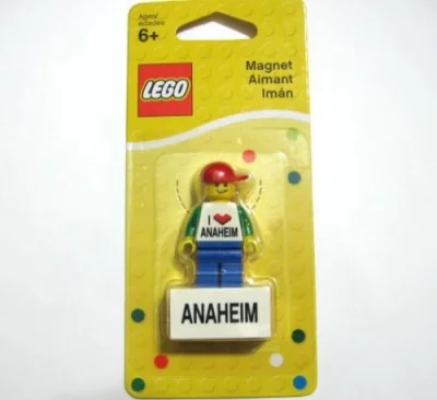 LEGO® Set 850502 - I Love Anaheim Minifigure Magnet