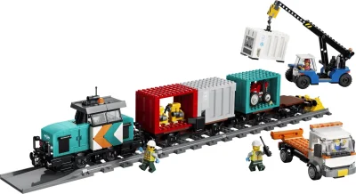 LEGO® Set 60509 - Harbor Freight Train with Crane & Truck