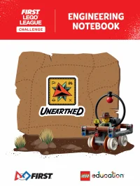 LEGO® Set FLL2025-5 - UNEARTHED Engineering Notebook (FLL Challenge)