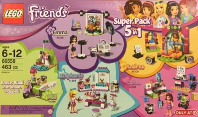 LEGO® Set 66558 - Friends Super Pack 5 in 1