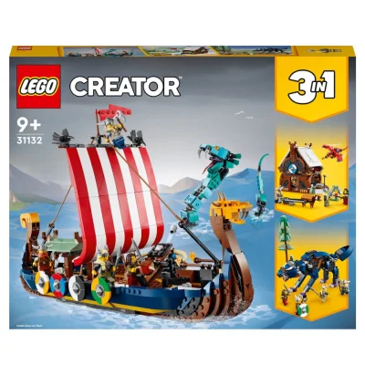 LEGO® Set 31132 - Wikingerschiff mit Midgardschlange
