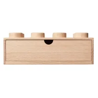 LEGO® Set 5007111 - Wooden Desk Drawer (8-Stud Light Oak)