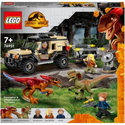 LEGO® Set 76951 - Pyroraptor & Dilophosaurus Transport