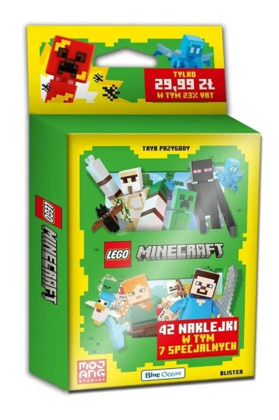 LEGO® Set 73360964 - Minecraft Sticker Collection: Adventure Mode - Eco-Blister (7 Packs)