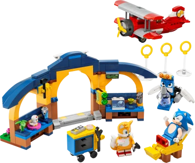 LEGO® Set 76991 - Tails’s Workshop and Tornado Plane