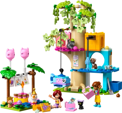 LEGO® Set 42666 - Cat Birthday Party & Tree House