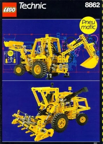 LEGO® Set 8862 - Backhoe Grader