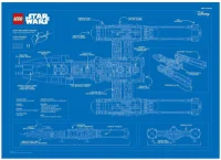 LEGO® Set 5005624 - UCS Y-Wing Blueprint Poster