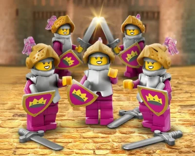 LEGO® Set EG00165 - 5 x Magenta Knights Bundle