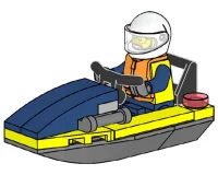 LEGO® Set 952408 - Policeman with Jetboat