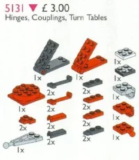 LEGO® Set 5131 - Hinges, Couplings, Turntables