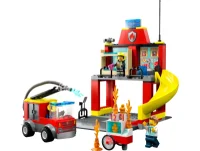 LEGO® Set 60375 - Feuerwehrstation und Löschauto