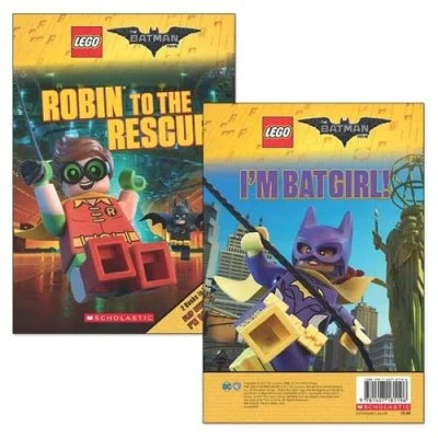 LEGO® Set 9781407181196 - The Batman Movie: Robin to the Rescue / I'm Batgirl: 2 Books in 1