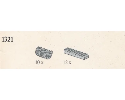 LEGO® Set 1321 - Worm Gear and Racks