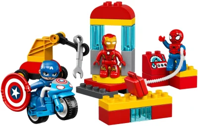 LEGO® Set 10921 - Iron Mans Labor-Treffpunkt