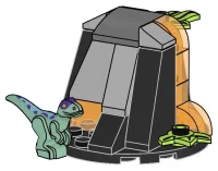 LEGO® Set L0002261 - Raptor and Volcano