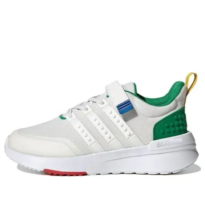 LEGO® Set HQ1315 - adidas Racer TR21 x LEGO (White Green) - Kids Shoes