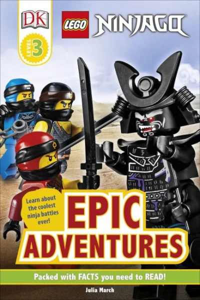 LEGO® Set 9780241375976 - DK Readers Level 3: Ninjago: Epic Adventures