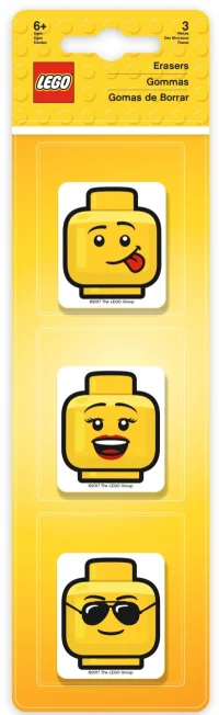 LEGO® Set 5005579 - Erasers (Minifigure Heads)
