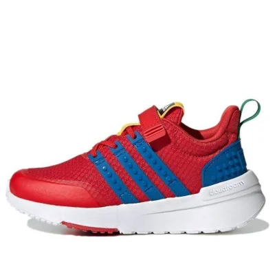 LEGO® Set GX3183 - adidas Racer TR J x LEGO (Red Shock Blue) - Kids' Shoes