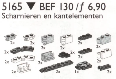 LEGO® Set 5165 - Hinges, Couplings and Tilting Bearings