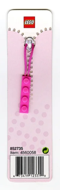 LEGO® Set 852735 - Zipper Puller (Pink)