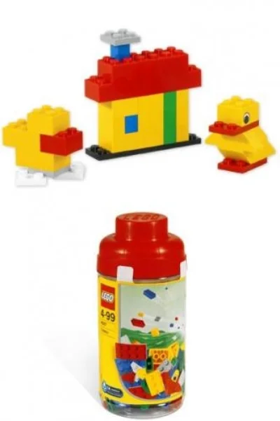LEGO® Set 4027 - Build and Imagine {canister, red top}
