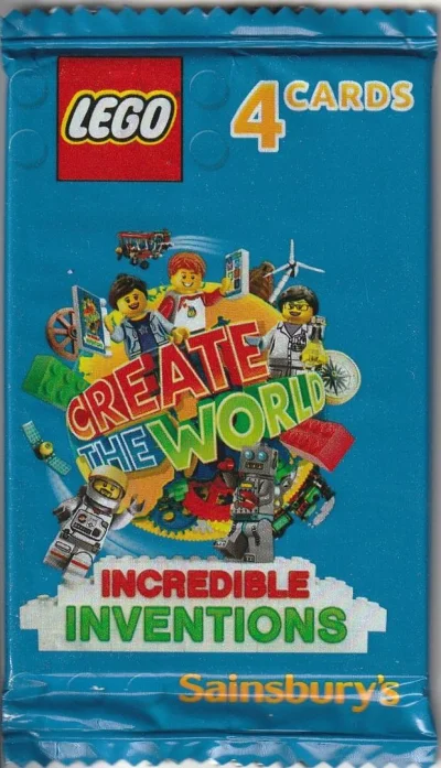 LEGO® Set VV1167 - Create the World Trading Cards: Incredible Inventions - Random Pack