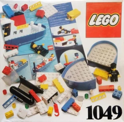 LEGO® Set 1049 - Ships - 247 elements and 1 poster