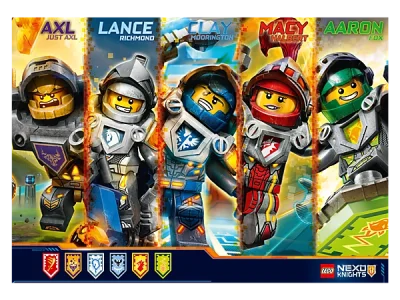 LEGO® Set 5005047 - Nexo Knights Character Poster