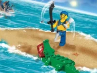 LEGO® Set 7080 - Scurvy Dog and Crocodile