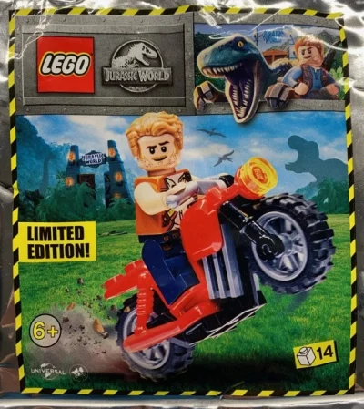 LEGO® Set 122114 - Owen Grady and Red Motorbike