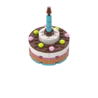 LEGO® Set BIRTHDAYCAKE-2 - Birthday Cake